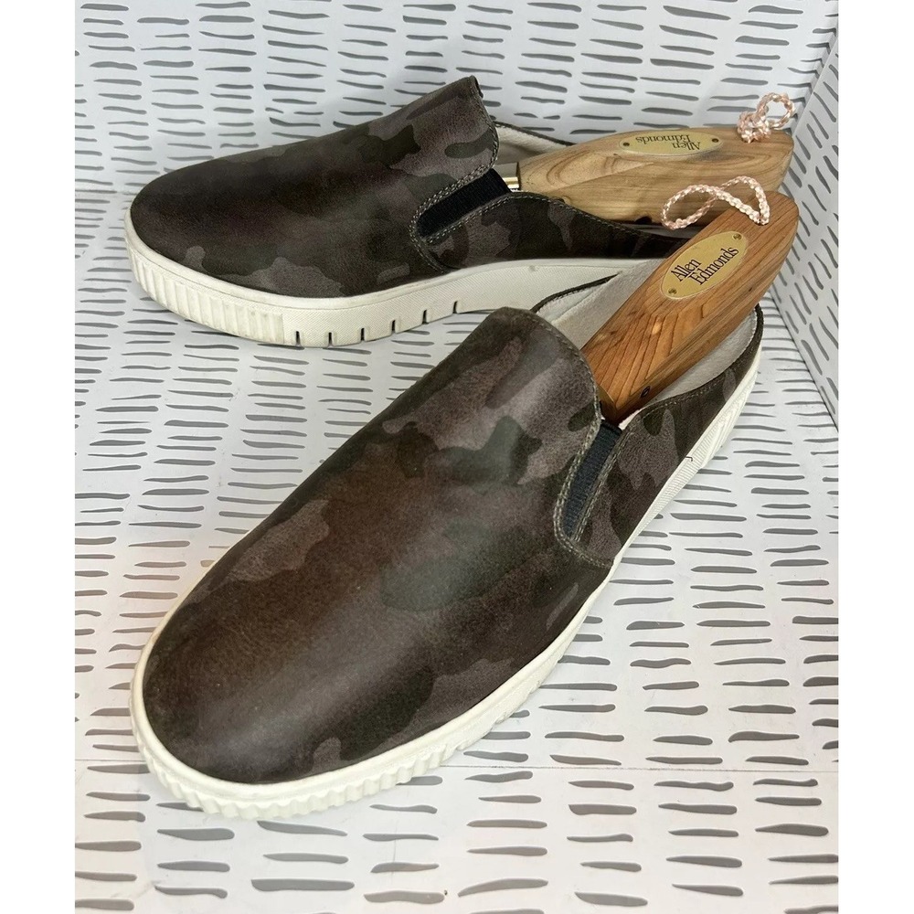 Soul Naturalizer Truly Womens Camo Slip On Mule Platform Sneakers Khaki Green 9M